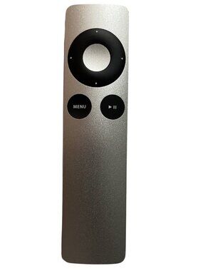 Apple Remote A1294 Aluminum - Genuine OEM - Tested Working - Apple TV Mac